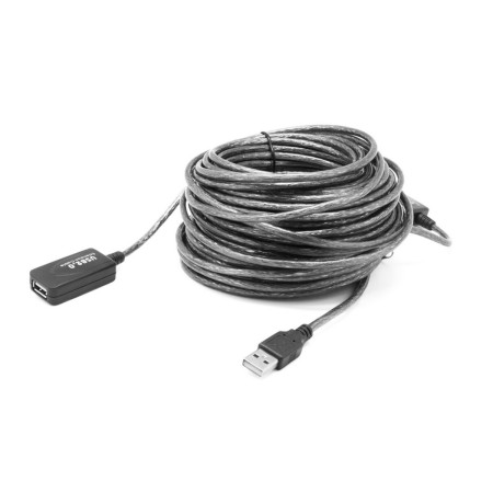 Câble Rallonge à USB Unotec Noir 20 m