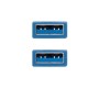 Câble USB NANOCABLE 10.01.1001-BL Bleu 1 m