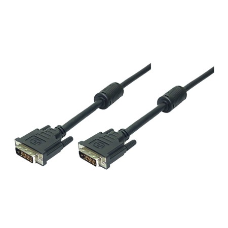 Cable DVI LogiLink 2 m Negro