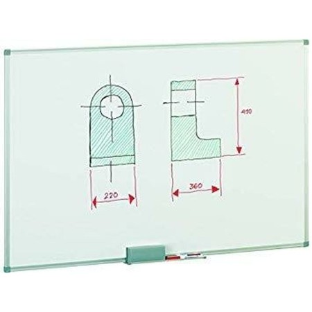 Tableau blanc Faibo Acier 60 x 45 cm