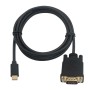 Adaptateur USB C vers VGA Ewent EC1052 Noir 1,8 m