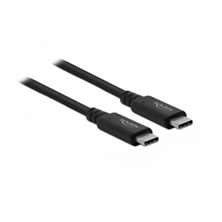 Câble USB C DELOCK 86979 Noir 80 cm