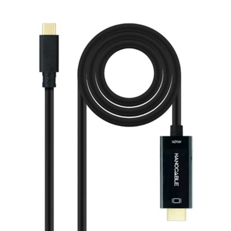 Cable USB C a HDMI NANOCABLE 10.15.5133 3 m Negro 4K Ultra HD