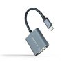 Adaptateur USB C vers DVI NANOCABLE 10.16.4103-G Gris 15 cm