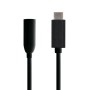 Adaptador USB C a Jack 3.5 mm Aisens A109-0348 Negro 15 cm