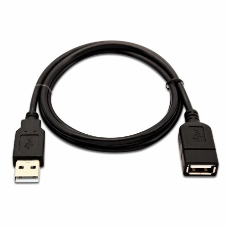 Câble USB V7 V7USB2EXT-01M-1E Noir 1 m (1 Unités)