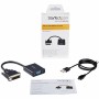 Adaptador DVI-D a VGA Startech DVI2VGAE       0,19 m Negro