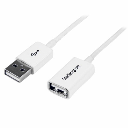Cable USB Startech USBEXTPAA1MW     Blanco