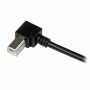 Câble USB vers micro USB Startech USBAB3MR Noir 3 m