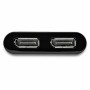 Câble DisplayPort USB 3.0 Startech USB32DP24K60 Noir