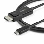 Adaptador USB C a DisplayPort Startech CDP2DP2MBD      Negro