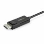 Adaptador USB C a DisplayPort Startech CDP2DP2MBD      Negro