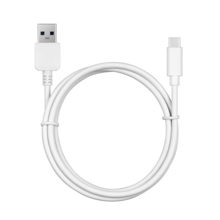 Cable USB A a USB C CoolBox COO-CAB-U3UC Blanco 1 m