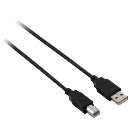 Cable USB A a USB B V7 V7E2USB2AB-05M Negro 5 m