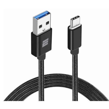 Cable USB A a USB C Eightt ECT-3B Negro 1 m (1 m)