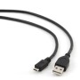 Cable USB 2.0 A a Micro USB B GEMBIRD (3 m) Negro