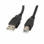 Adaptateur USB Lanberg CA-USBA-10CC-0030-BK 3 m Noir