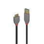 Câble USB vers micro USB LINDY 36766 Noir 1 m