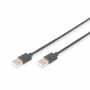 Cable Micro USB Digitus AK-300101-010-S Negro 1 m