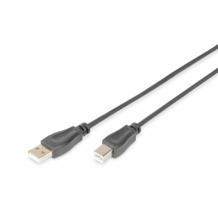 Cable USB A a USB B Digitus AK-300105-010-S Negro 1 m