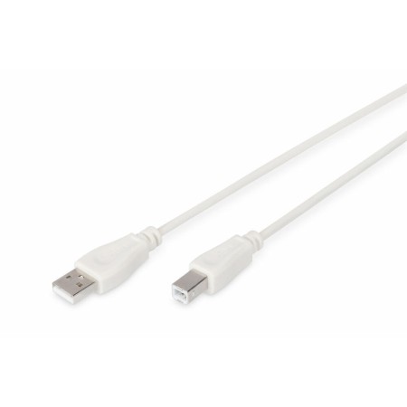 Cable USB A a USB B Digitus AK-300105-030-E 3 m Beige