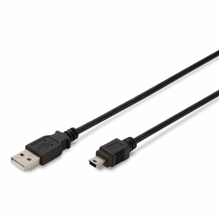 Cable USB A a USB B Digitus AK-300108-018-S Negro 1,8 m (1 unidad)