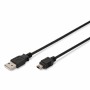 Câble USB A vers USB B Digitus AK-300108-018-S Noir 1,8 m (1 Unités)