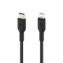 Cable USB-C a Lightning Belkin CAA004BT2MBK 2 m Negro