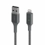 Cable USB a Lightning Belkin CAA007BT04GR 1,2 m Gris