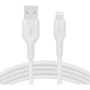 Cable USB a Lightning Belkin CAA008BT2MWH 2 m Blanco