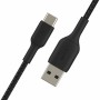 Câble USB A vers USB C Belkin CAB002BT1MBK Noir 1 m