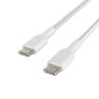 Cable USB-C Belkin CAB004BT1MWH Blanco 1 m