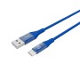 Câble USB-C vers USB Celly USBTYPECCOLORBL Bleu foncé 1 m