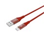 Cable Micro USB Celly USBTYPECCOLORRD Rojo 1 m