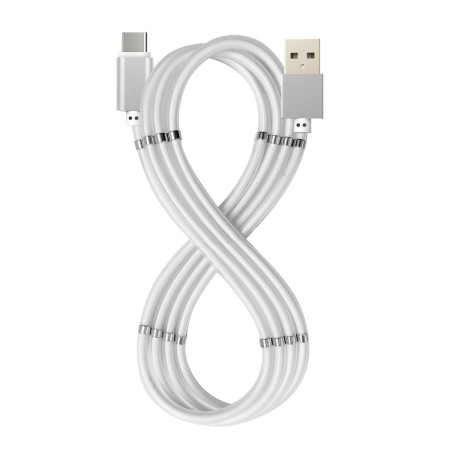 Câble USB A vers USB C Celly USBUSBCMAGWH Blanc 1 m