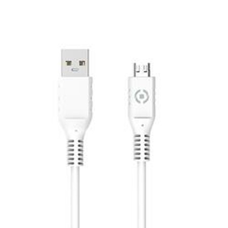 Câble Micro USB Celly RTGUSBMICROWH Blanc 1 m