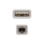 Cable Micro USB NANOCABLE CABLE USB 2.0 IMPRESORA, TIPO A/M-B/M, BEIGE, 1.0 M Beige 1 m