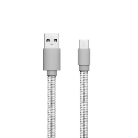 Cable USB-C Unotec Gris 1 m