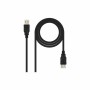 Cable USB NANOCABLE 8433281002999 3 M Negro