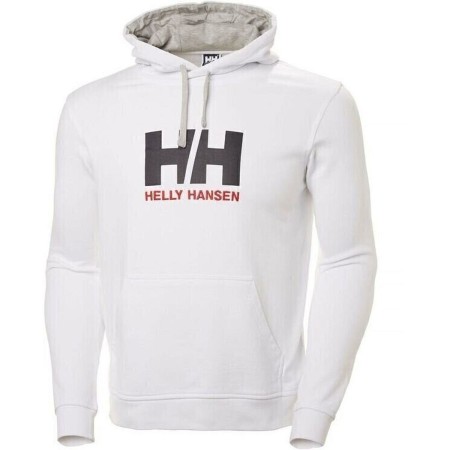 Sudadera con Capucha Hombre HH LOGO Helly Hansen 33977 001 Blanco