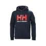 Sudadera con Capucha Niño HH LOGO HOODIE 2.0 Helly Hansen 41677 597 Azul marino