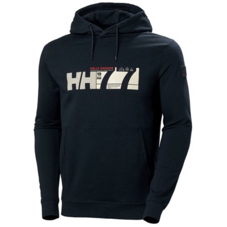 Sudadera con Capucha Hombre RWB Helly Hansen 53885 599 Azul marino