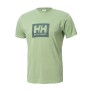 T-shirt à manches courtes homme HH BOX T Helly Hansen 53285 406 Vert