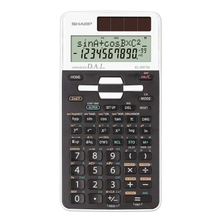 Calculadora Científica Sharp EL-531TG Blanco (Reacondicionado B)