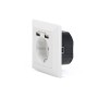 Prise Murale avec 2 Ports USB Digitus by Assmann DA-70613 Blanc 105 W (Reconditionné A)