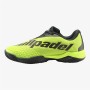 Chaussures de Padel pour Adultes Bullpadel Vertex Grip 23V Noir Jaune Homme