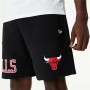 Pantalón Corto Deportivo New Era NBA Chicago Bulls Negro Hombre