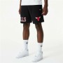 Pantalón Corto Deportivo New Era NBA Chicago Bulls Negro Hombre