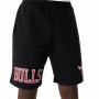 Pantalón Corto Deportivo New Era NBA Chicago Bulls Negro Hombre