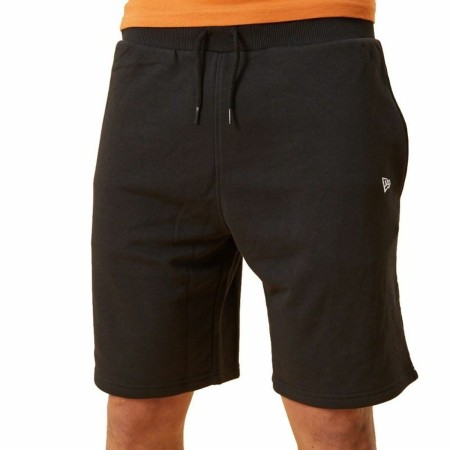 Pantalón Corto Deportivo New Era Essentials Negro Hombre